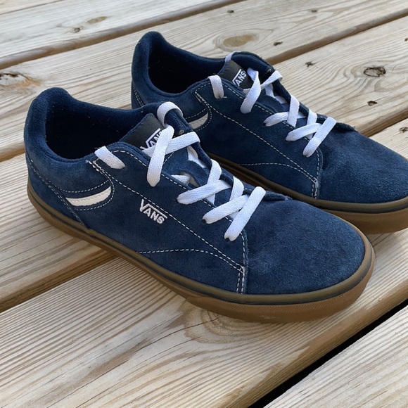 Vans Other - Vans Seldan Skate Shoe Navy Youth Size 5.5